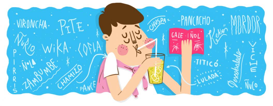 Diccionario Caleñol ilustrado por Enka