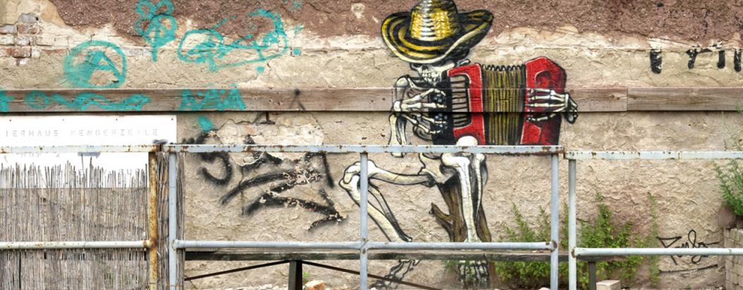 grafiti en el exterior