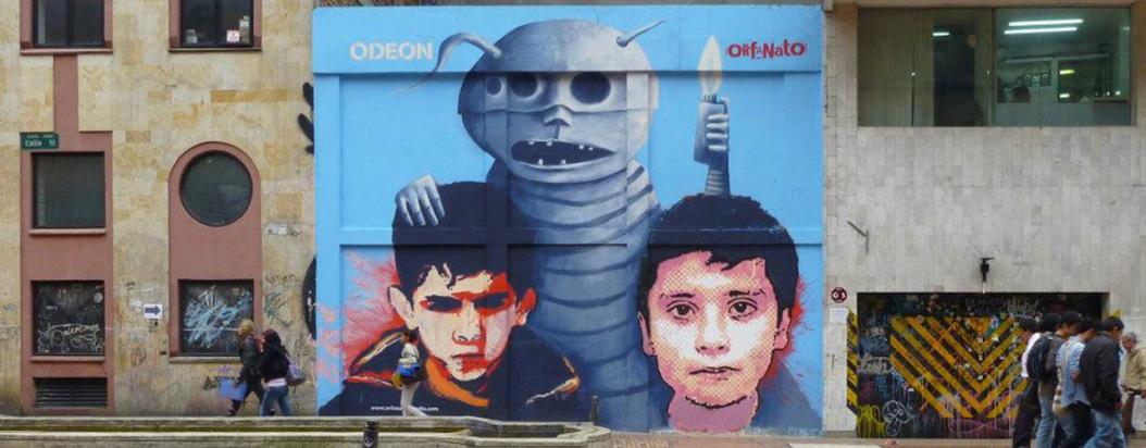 exposición orfanato grafiti