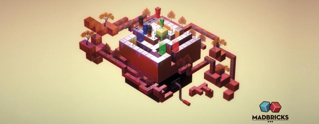 Un nivel de Ekko, el videojuego de Mad Bricks