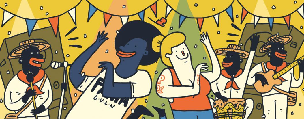 Con una mirada a la producción y comercialización de esta música en Bogotá, y de la mano de personajes como Justo Valdés y Urián Sarmiento