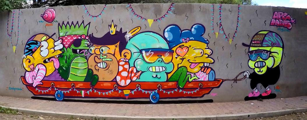 ‘La Plaga Invade’ las calles y las mentes con sus personajes surreales