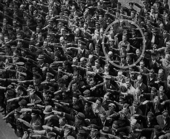 el hombre que no saludo a hittler