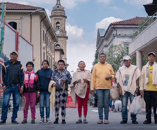 inigenas nukak y jiw bogota