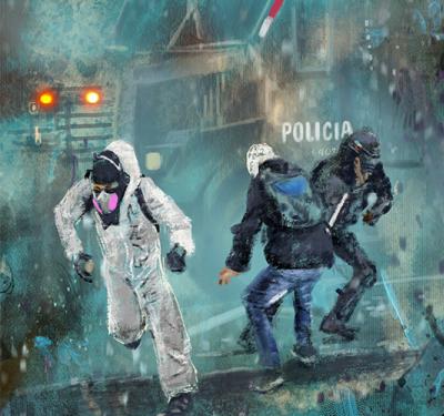 Cargada de resistencia y cotidianidad, así es la obra de Edwin Morales