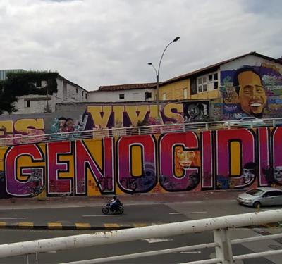 la lucha por las paredes en Cali  Cartel Urbano