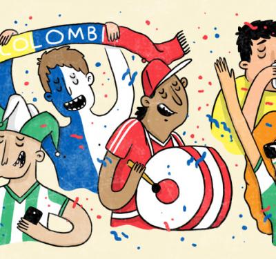 el fútbol sin hinchada es como bailar sin música